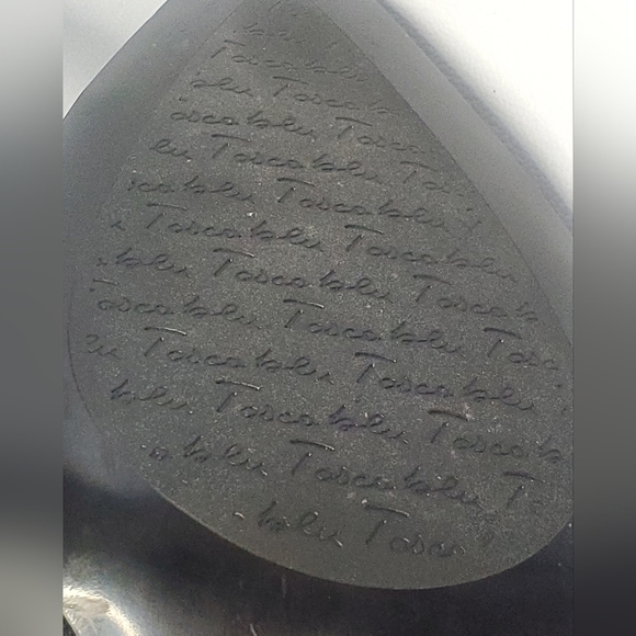 Black Suede embossed silver stilleto heels by TOSCA BLU shoes sz 40 EU (… - Picture 6 of 13